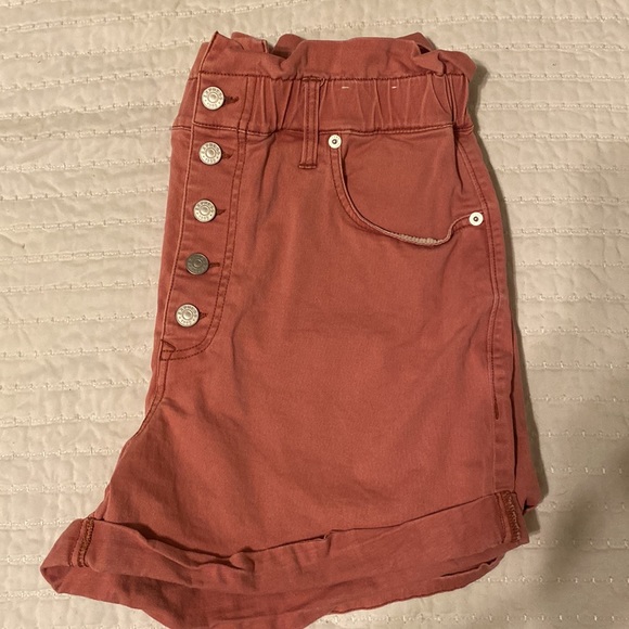 EXPRESS HIGH WAIST ROSE SHORT - Picture 11 of 11